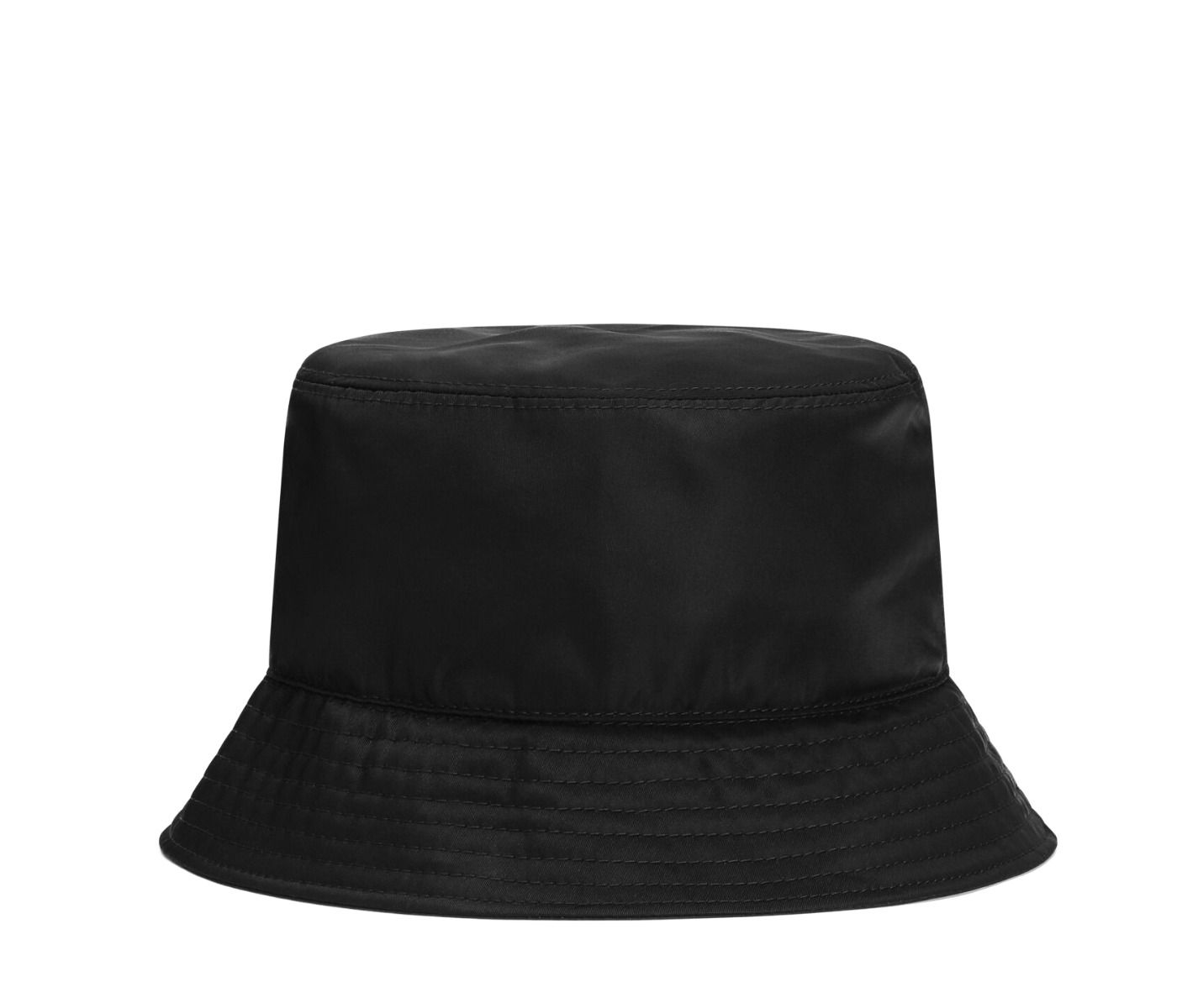 Dolce & Gabbana Nylon bucket hat with branded plate