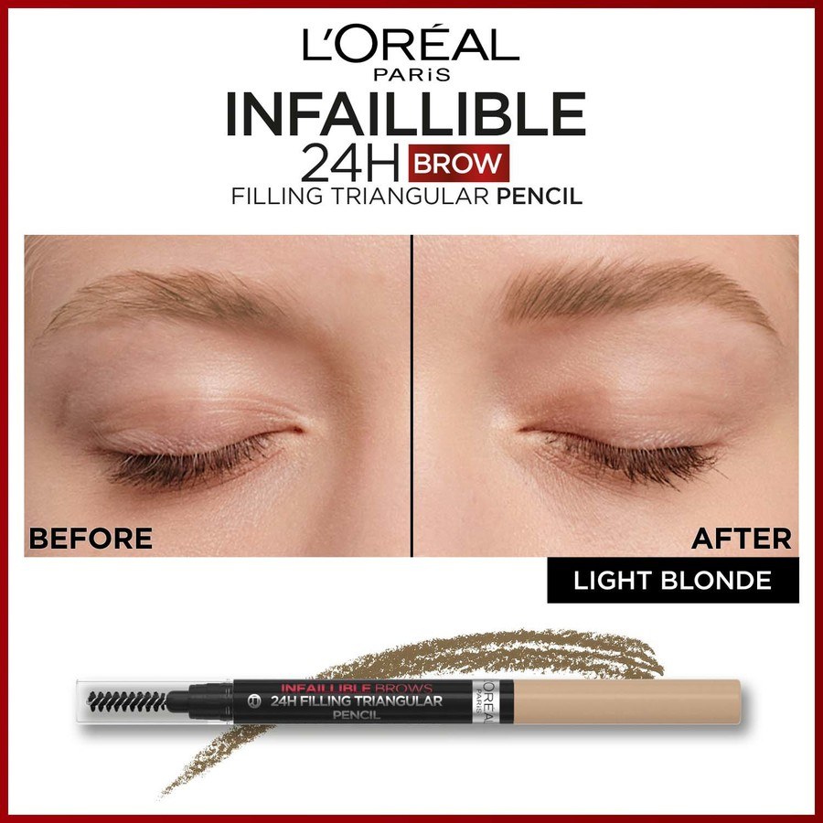 L'Oréal Paris Infaillible Brows 24H Filling Triangular Pencil 5.0 Light Brunette 1ml