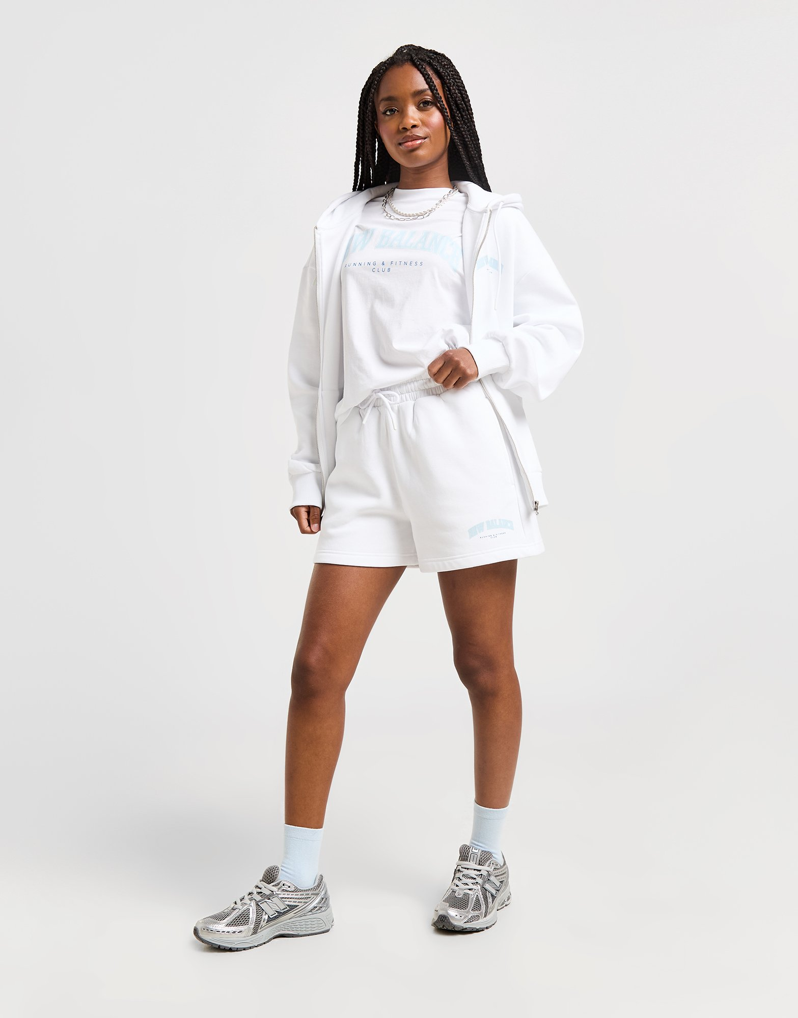 New Balance Short Logo Fleece Femme