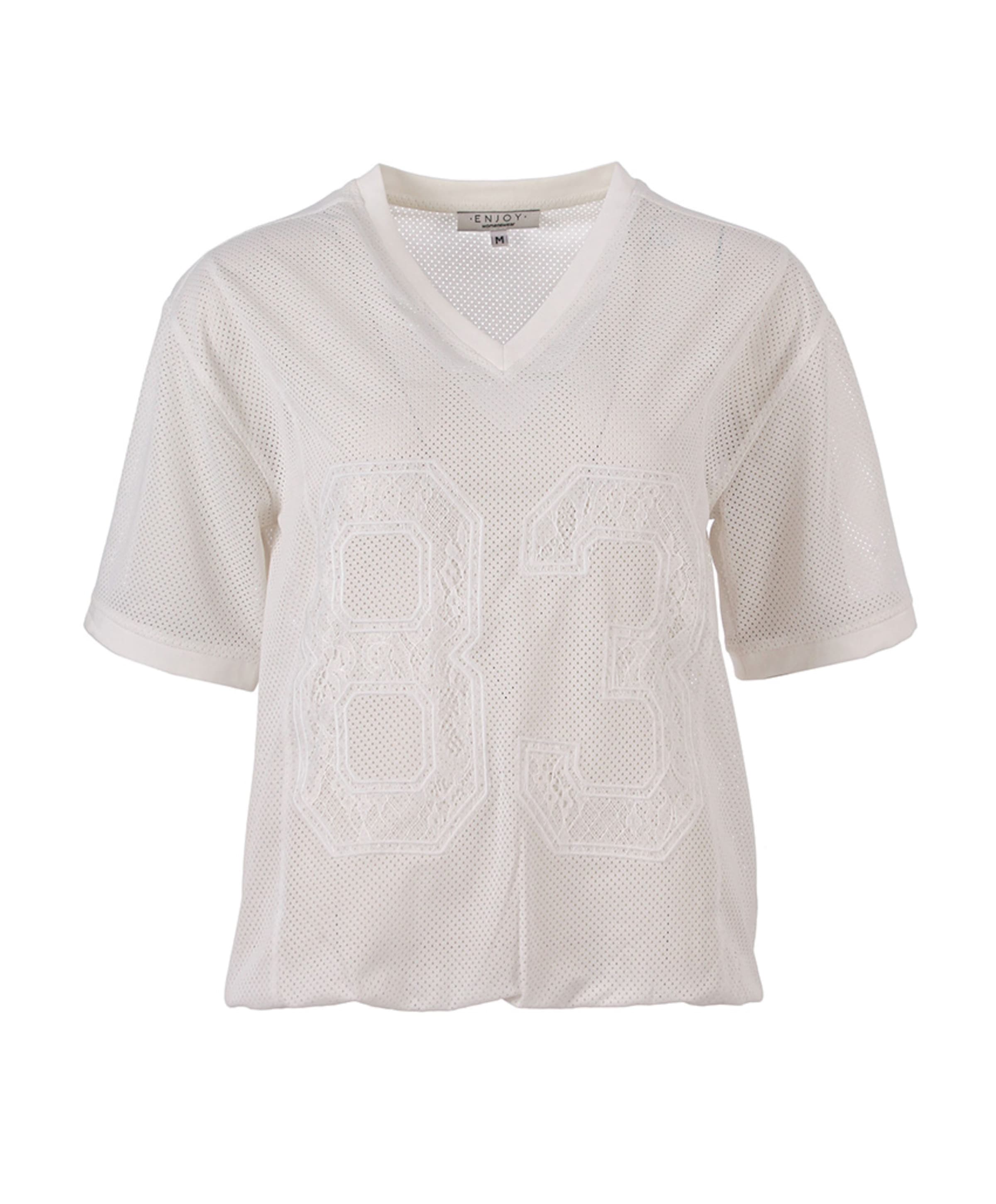 Enjoy Dames T-shirt ecru