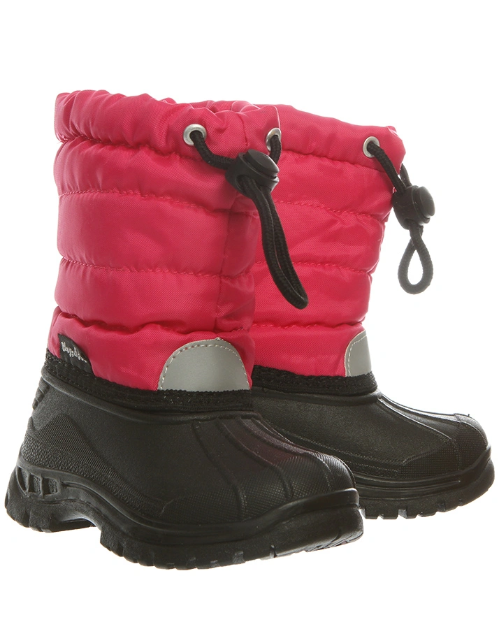 Winter-Boots PLAY TIME mit Reflektoren in pink