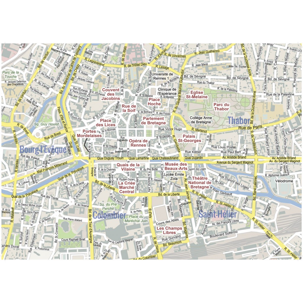 Mypuzzle Rennes 1000 Pièces