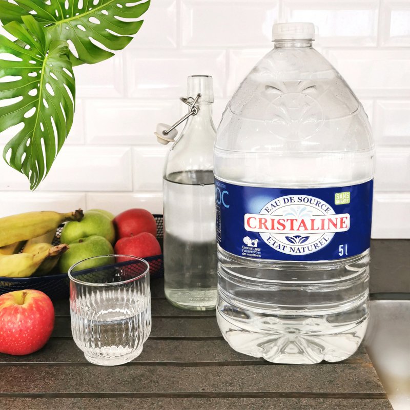 Bonbonne d'eau de source Cristaline 5 L