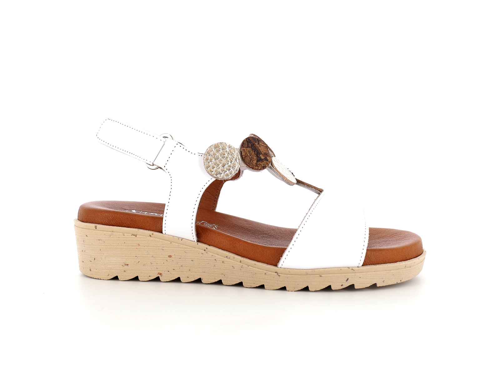 Xapatan-BUPASTO - 1676 Cuir Multi Blanc