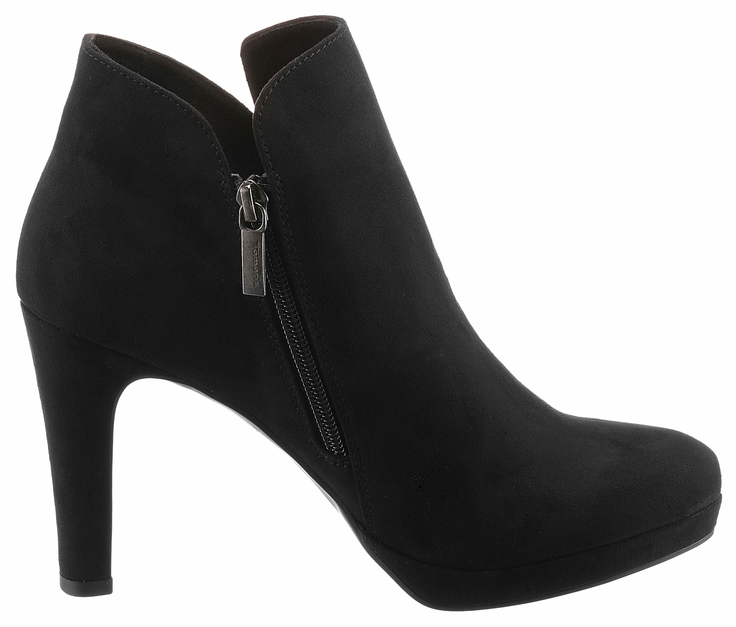 Tamaris High-Heel-Stiefelette  , Abendmode, High-Heel-Stiefelette, Ankleboots im femininen Look