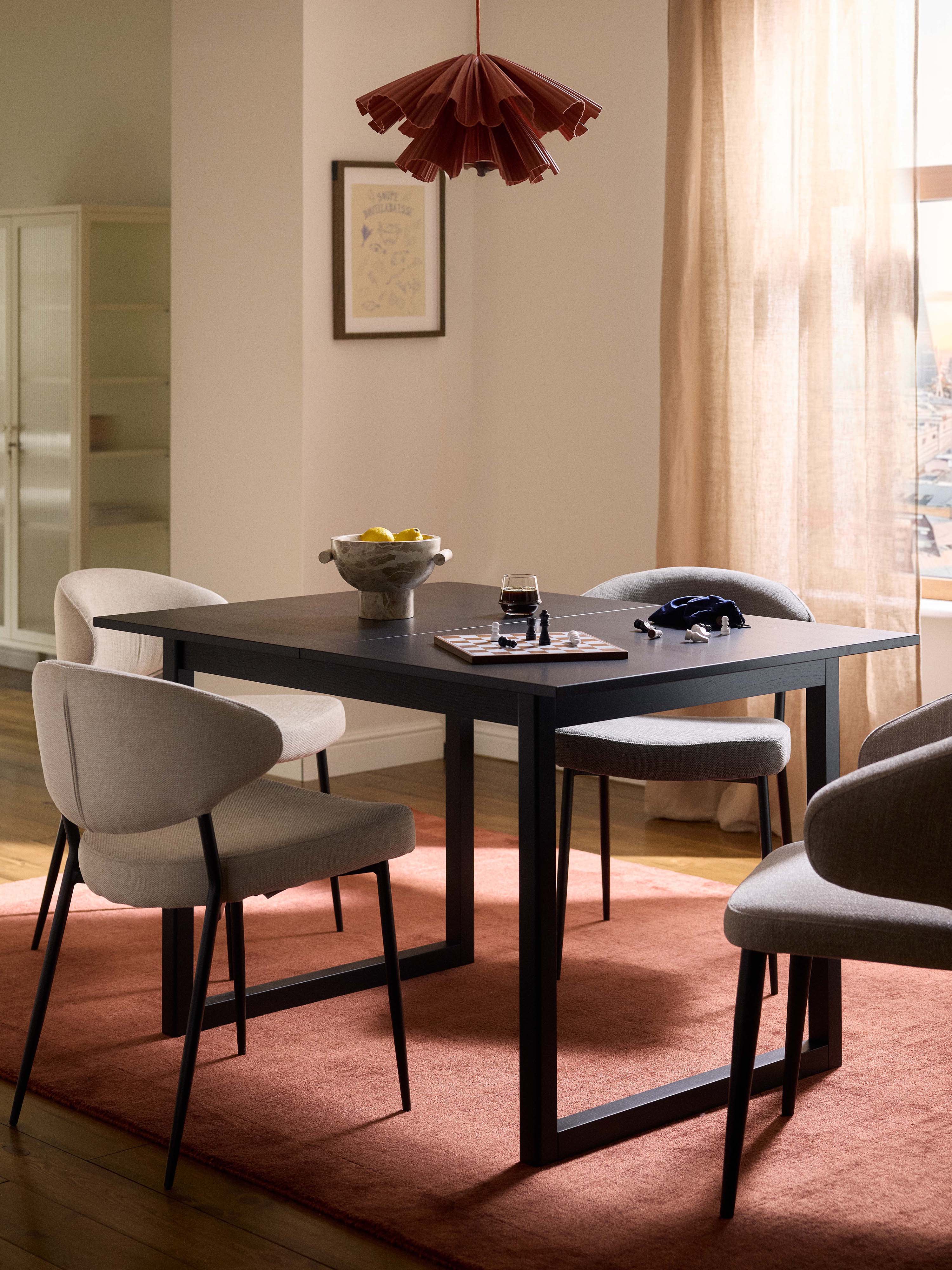 Uitschuifbare eettafel Calla, in verschillende formaten