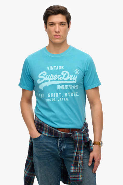 Superdry blauwe heren t-shirt