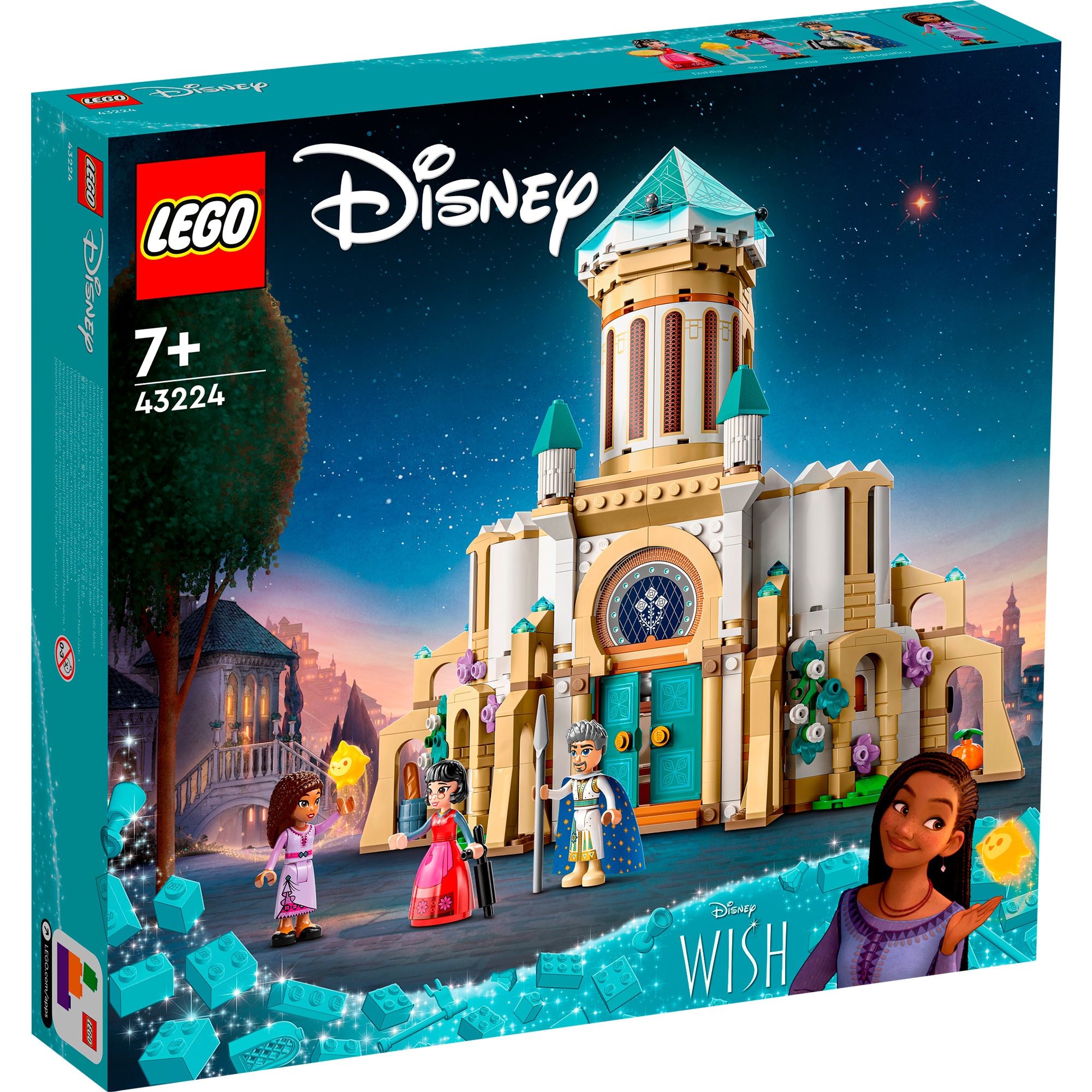 LEGO Konstruktionsspielzeug Disney Wish König Magnificos Schloss