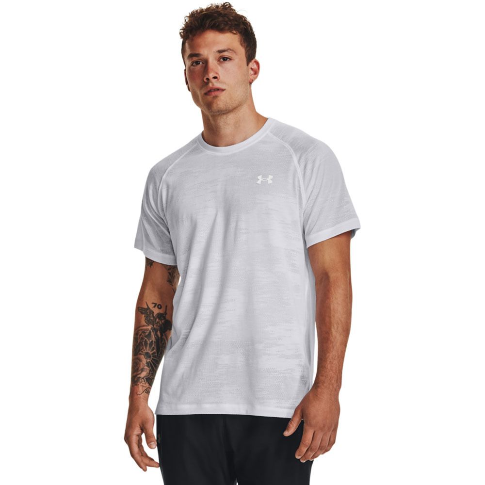Under Armour STREAKER SPEEDCAMO - Maillot Homme blanc