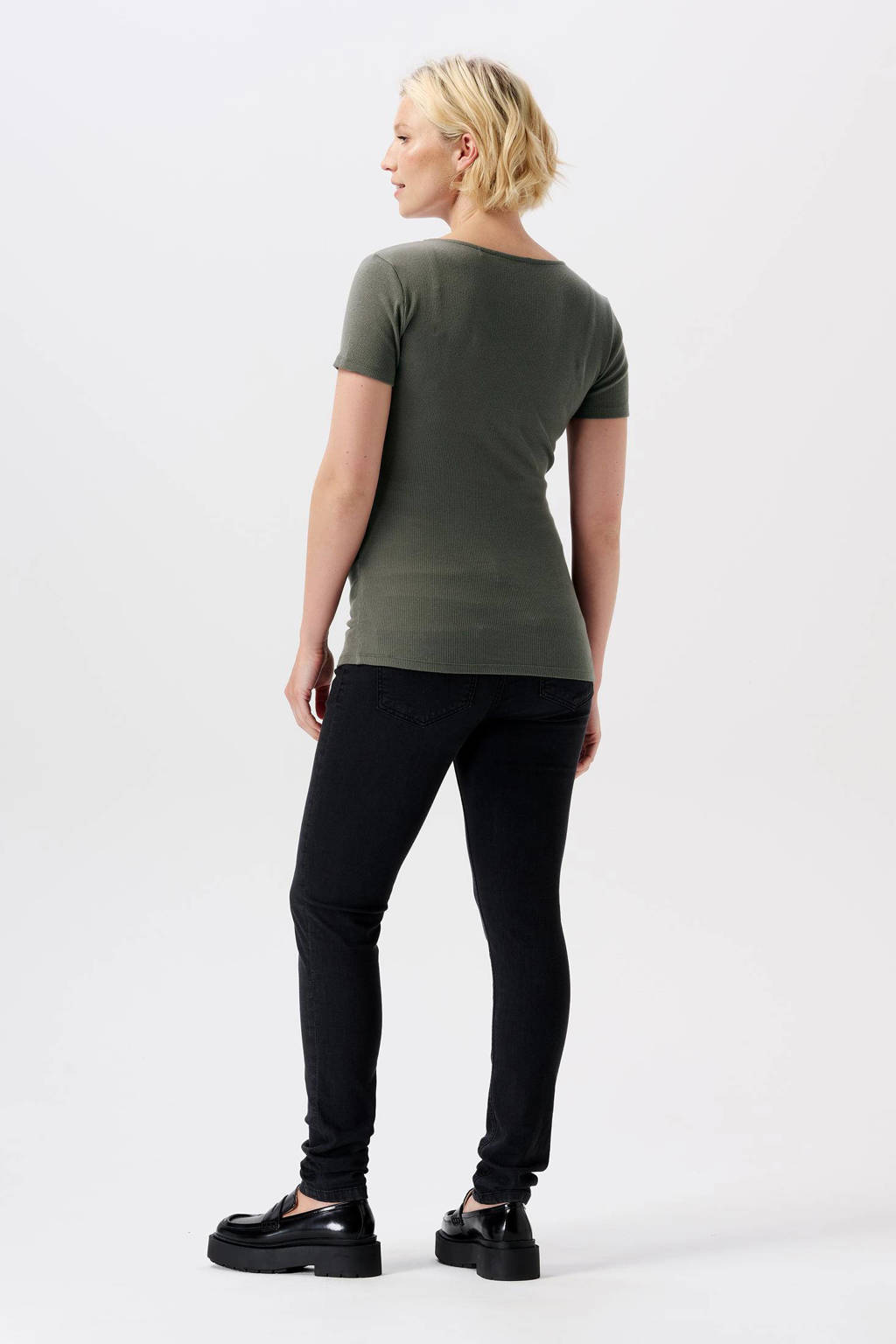 Noppies zwangerschaps skinny jeans black denim