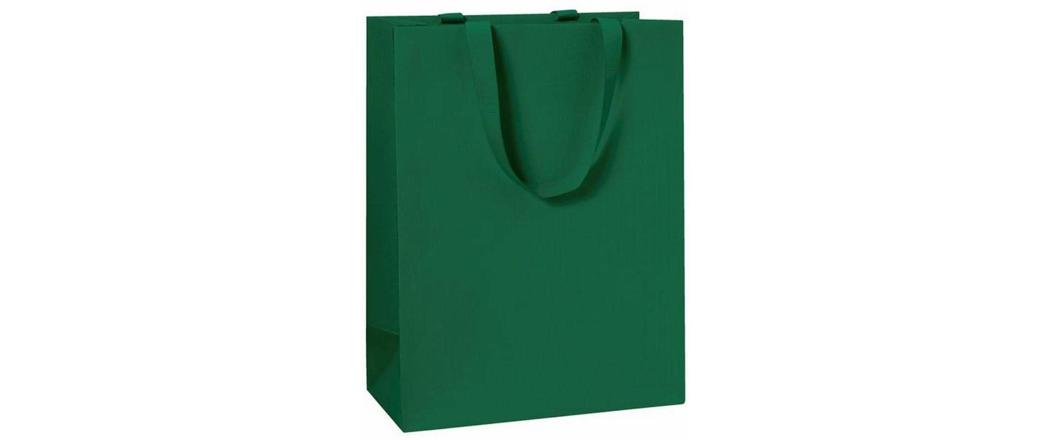 Geschenktasche One Colour 23 x 13 x 30 cm, DunkelgrünTragetasche zum Einpacken von Geschenken