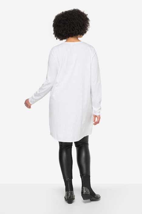Longshirt, bequeme Passform, Rundhals, Langarm