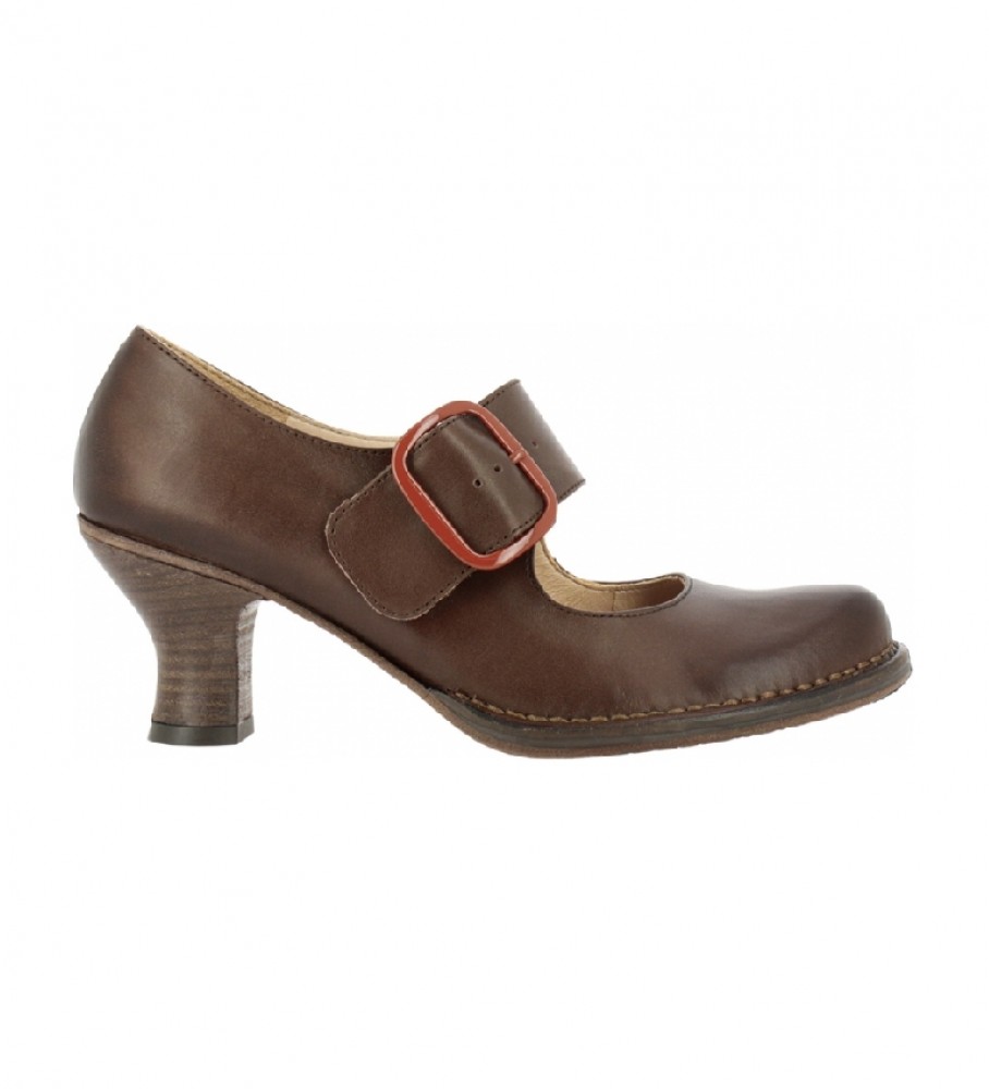 Sapatos Neosens Rococo S660 em couro marrom - Altura do salto: 6,5 cm -