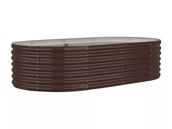 Jardinière bac lit surélevé marron 152 x 80 x 36 cm 02_0039560