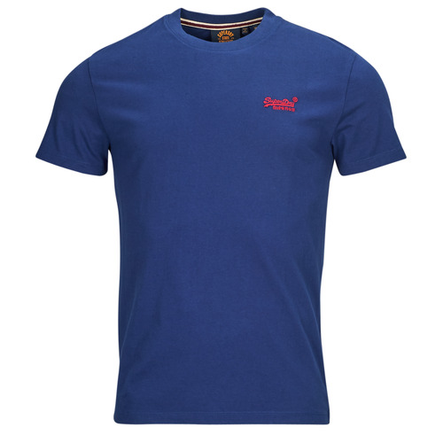 Superdry - ESSENTIAL LOGO EMB TEE - Marine