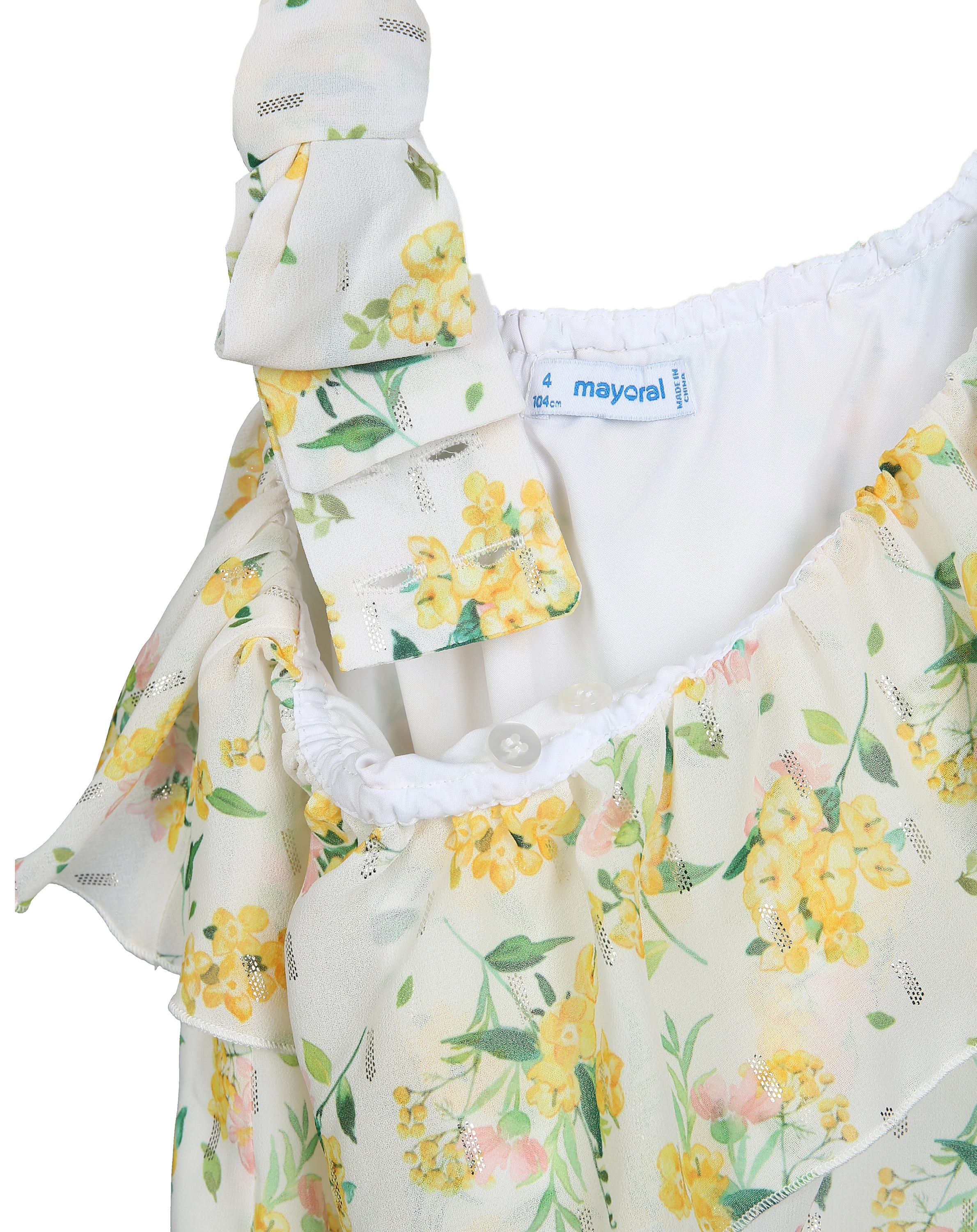 Jumpsuit FLOWERS in weiß