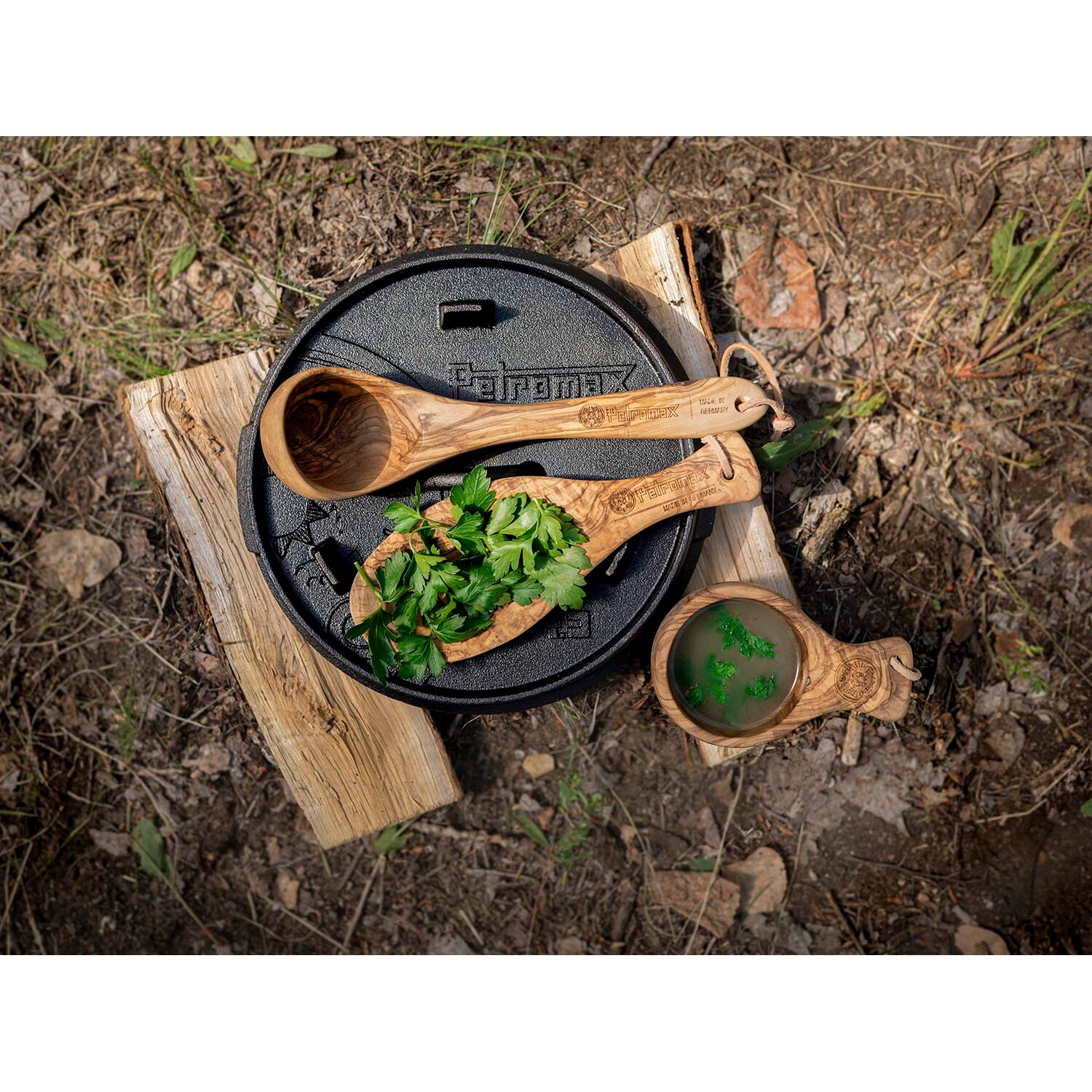 Petromax Ladle Olive Wood