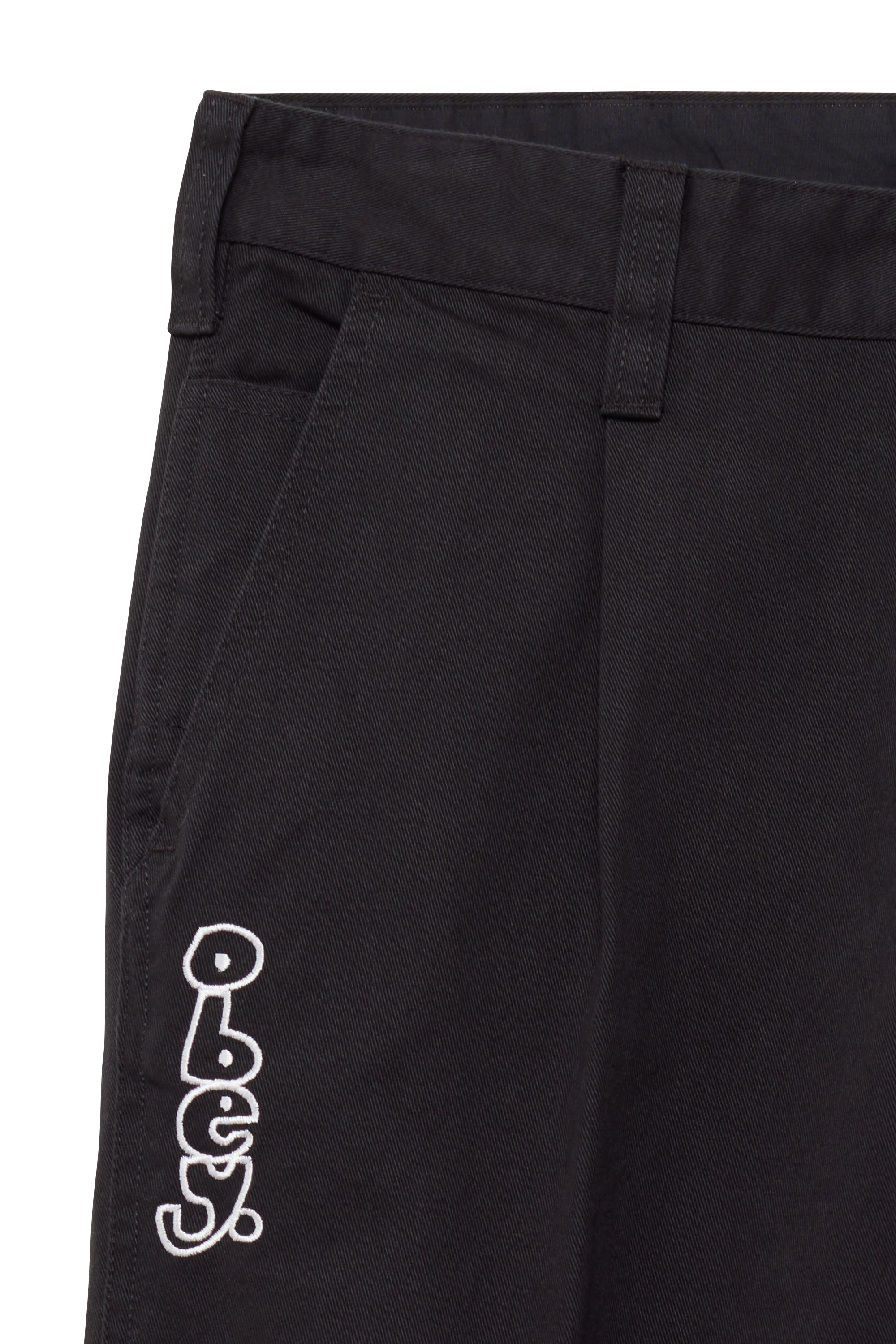 OBEY Pantalon ESTATE EMBROIDE Noir