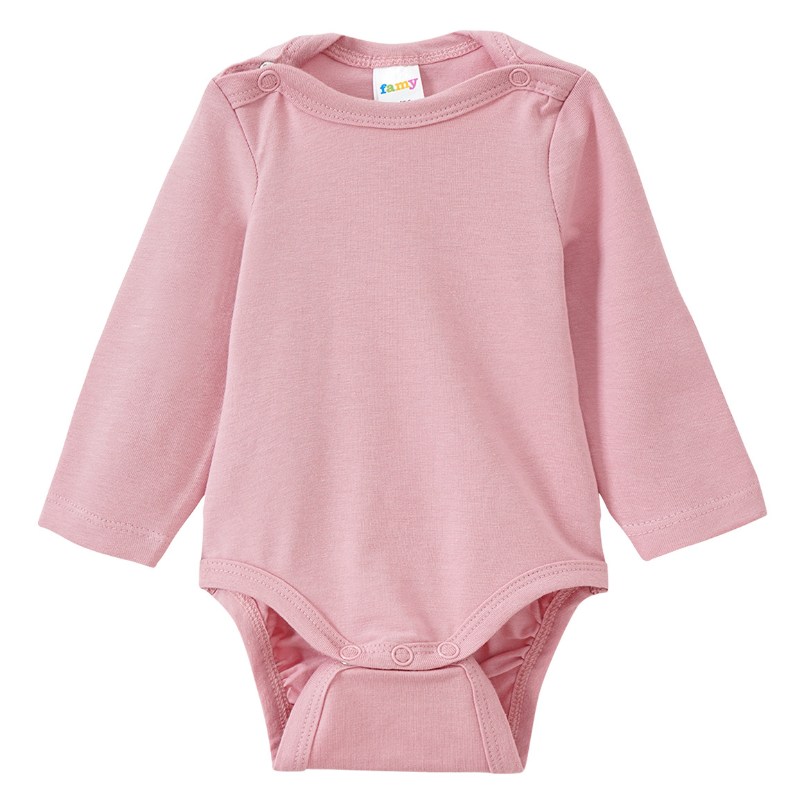 Famy 3 Baby Bodys in verschiedenen Dessins rosa / dunkelblau