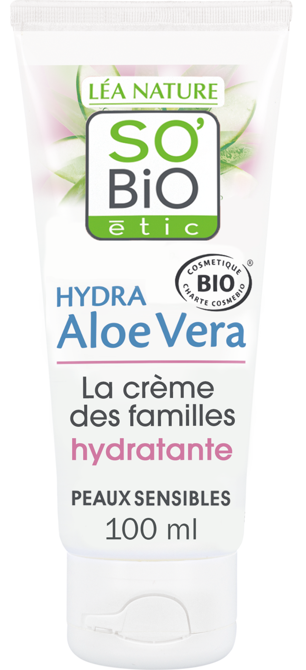 LÉA NATURE SO BiO étic  Hypoallergene Feuchtigkeitscreme Familie, 100 ml