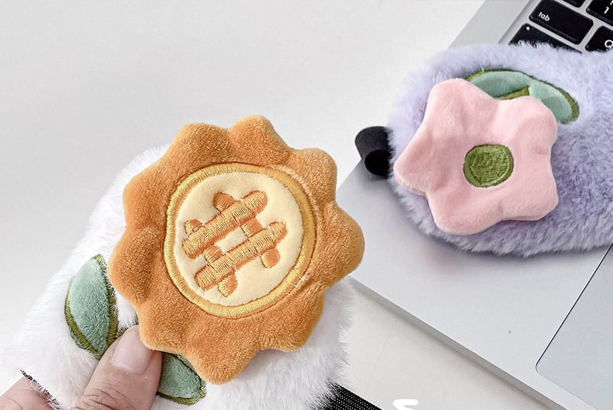 Fun House - Bloemen Chenille Slaapmasker (Diverse Ontwerpen)