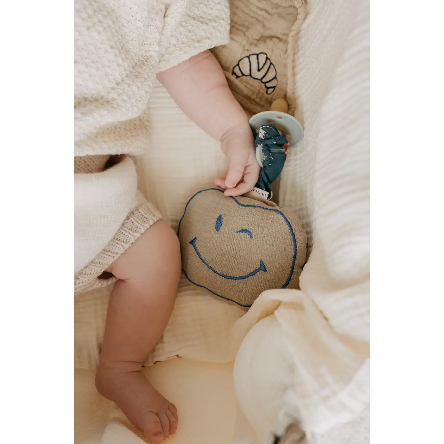 Atelier Pomme | Pacifier Cloth | Pomme | Morning Moss