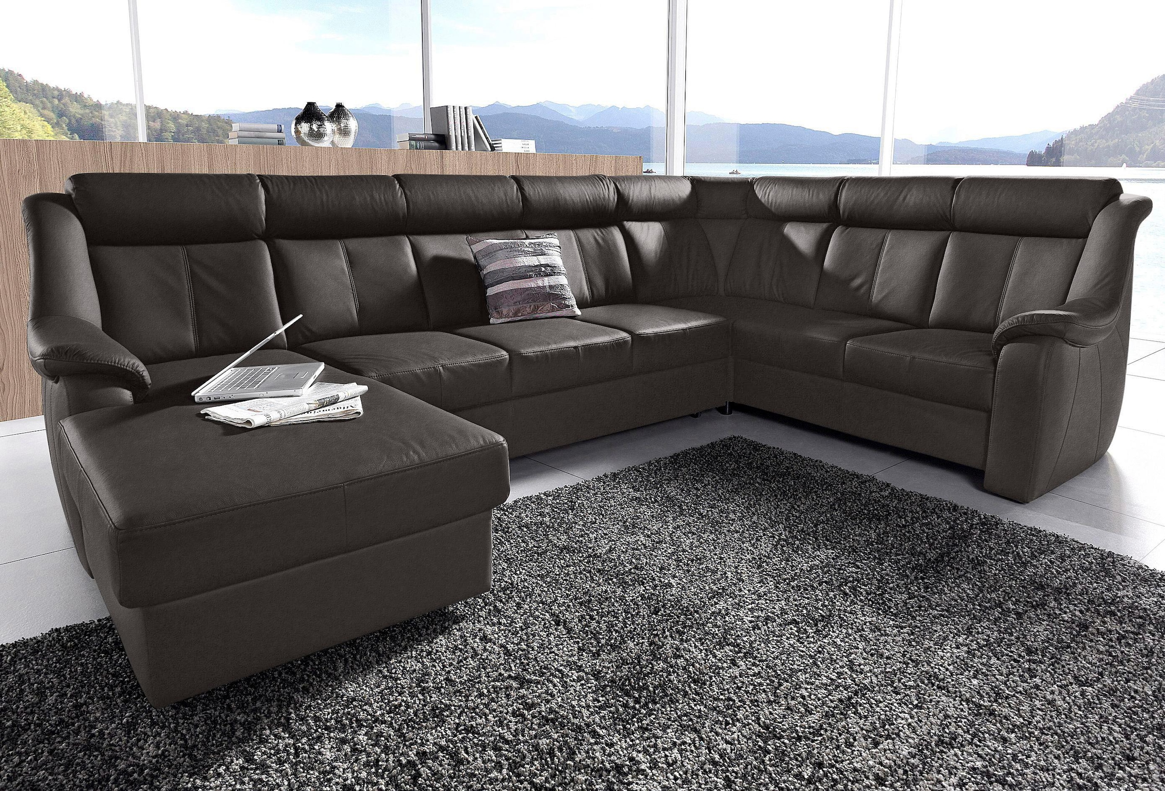 sit&more Wohnlandschaft »Basel U-Form« wahlweise mit Relaxfunktion