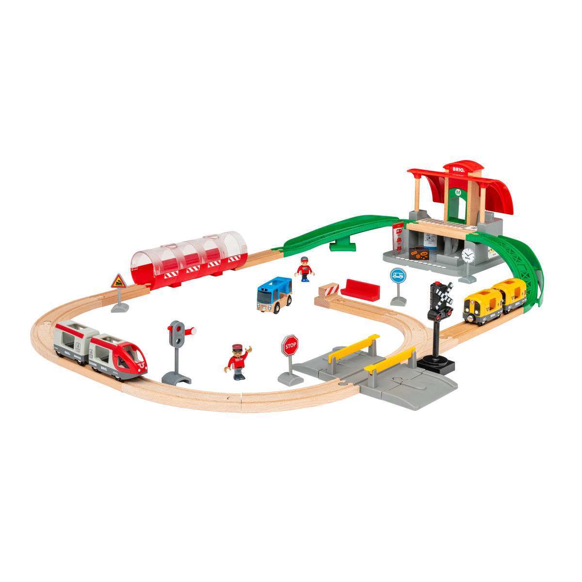 BRIO Spiel Großes City Bahnhof Set
