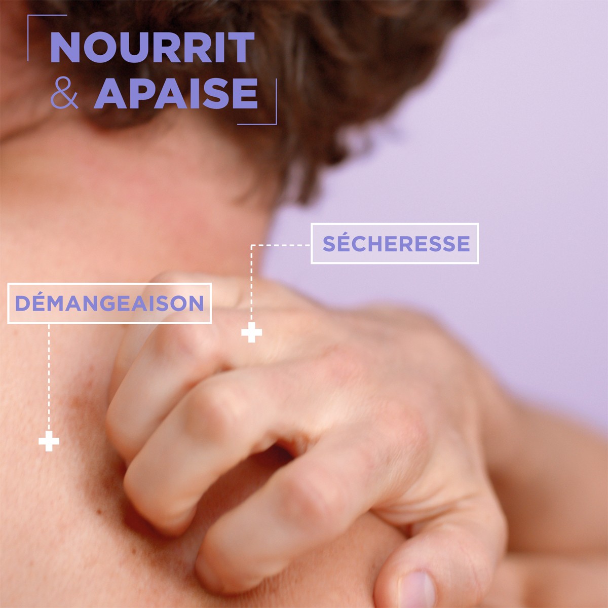 Lait nourrissant anti-démangeaisons - Glycérine & panthénol - Peaux sèches & réactives - 400 ml