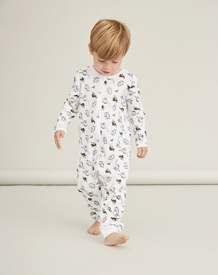 Schlafstrampler NBFNIGHTSUIT – DINO 2er-Pack in grün/weiß