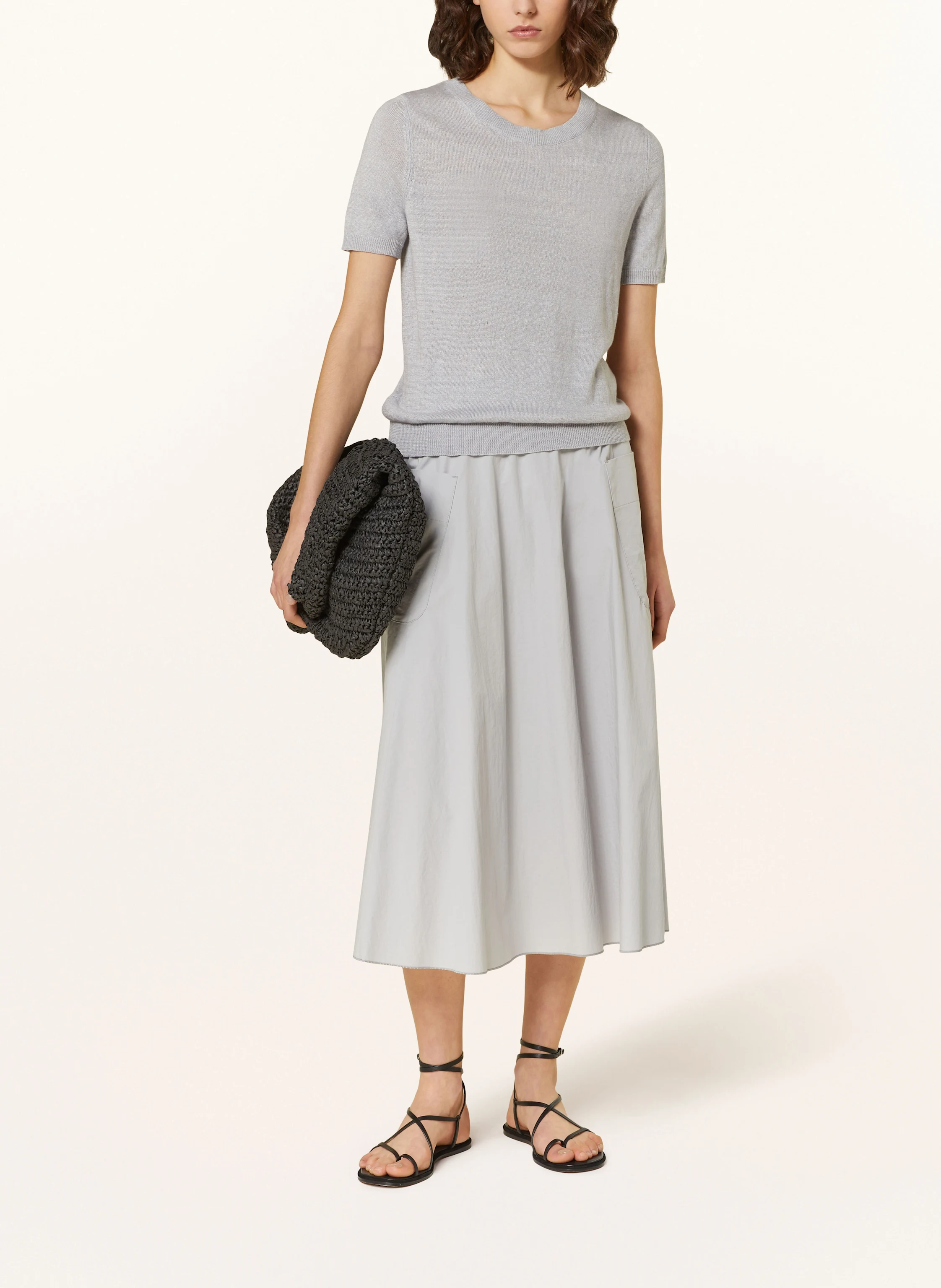 LUISA CERANO Strickshirt aus Leinen