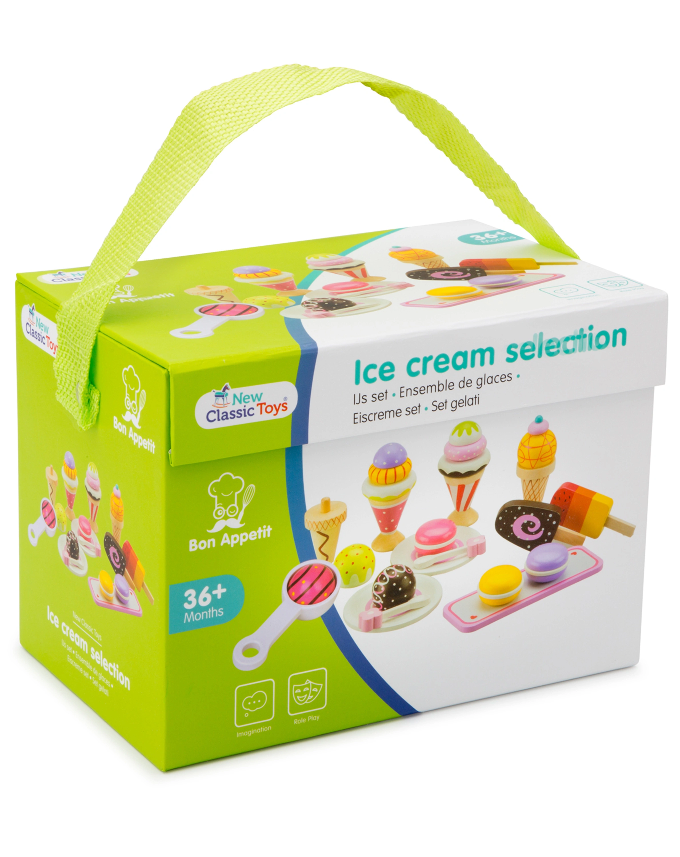Holz-Eiscreme-Set 13-teilig