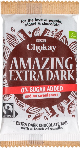 Chokay Chocolate-Bar Amazing Extra Dark (70 gr)