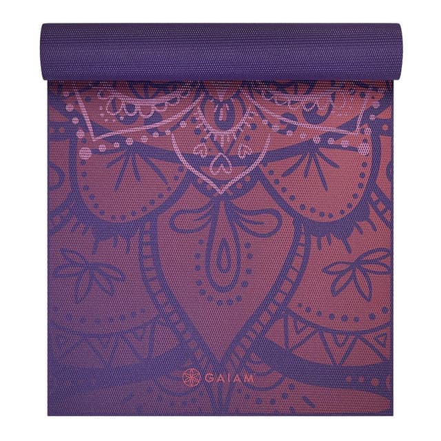 Gaiam Athenian Rose Yoga Mat 6mm Premium