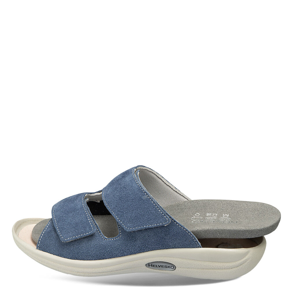 DAMEN - Pantolette HELENE jeans-grau