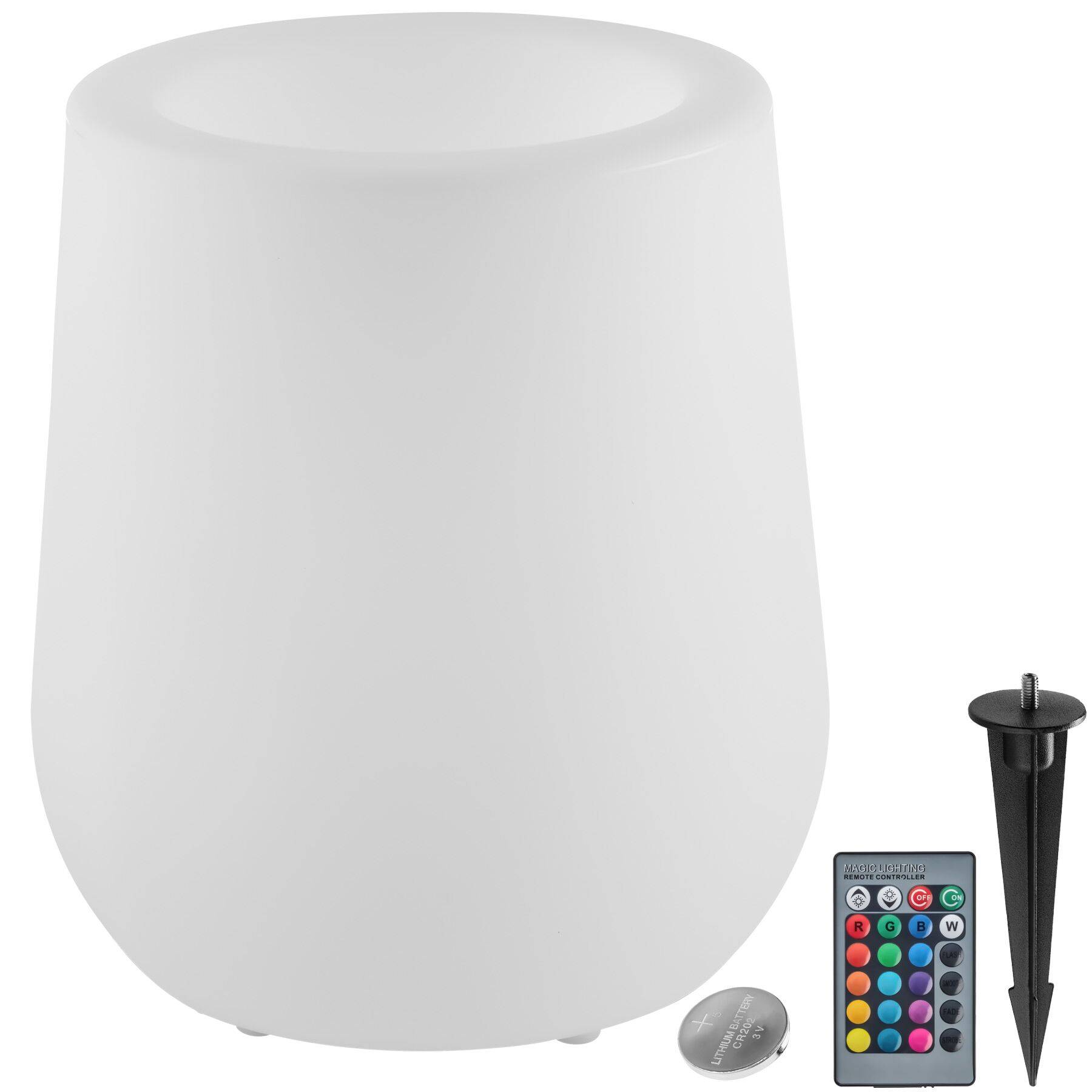 LED-Blumentopf Luminous Courve Pot