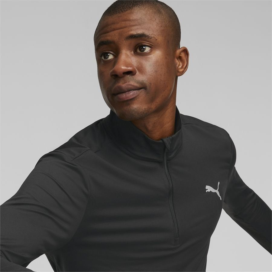 PUMA Haut Running Run Favorite Fermeture Éclair 1/4 - Noir