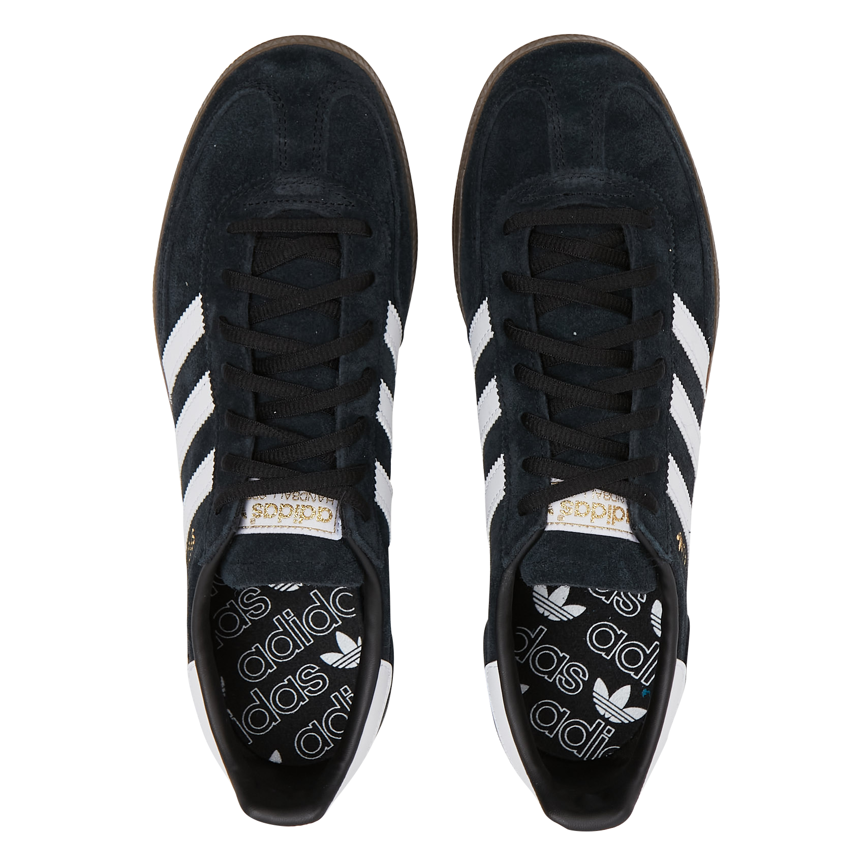 HANDBALL SPEZIAL - Baskets basses à lacets en cuir | Noir