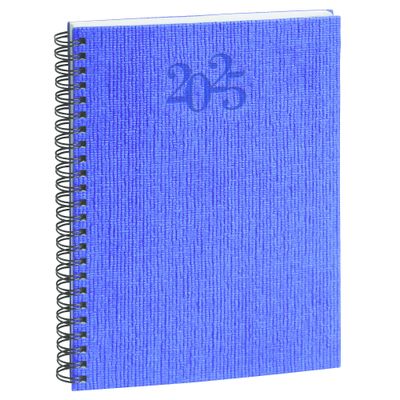 Agenda spiralé rigide Napura Pratic W - 1 semaine sur 2 pages - 14 x 18 cm - disponible dans différentes couleurs - Exacompta