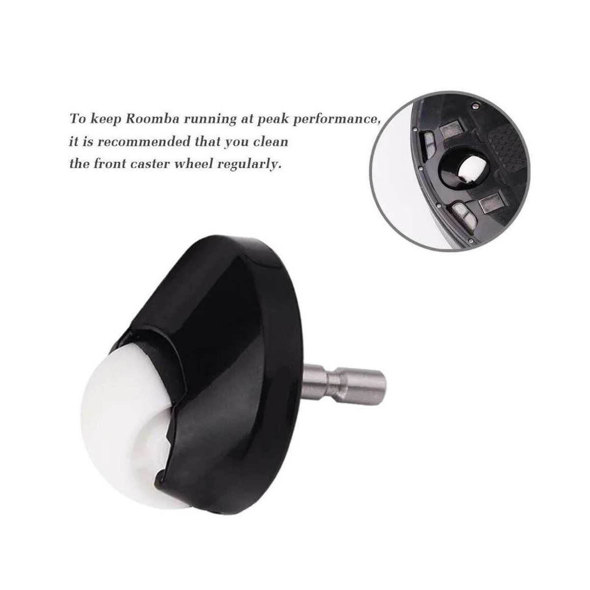 Forhjul til iRobot Roomba 500/600/700/880/980 i 2-pakning