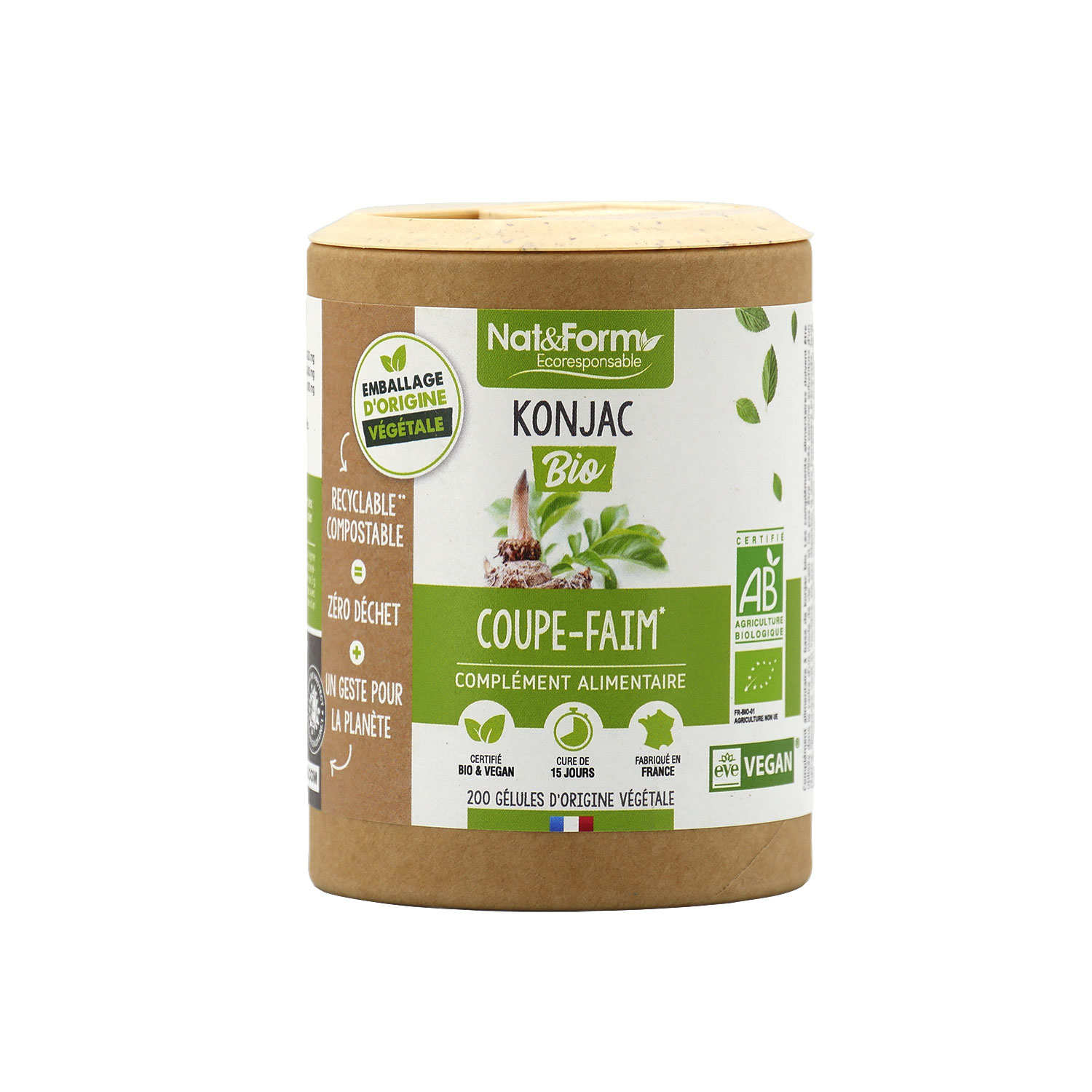 Konjac bio - 200 gélules de 435mg