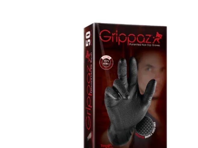 Grippaz 246 nitrilhandske sort 50 stk - 8