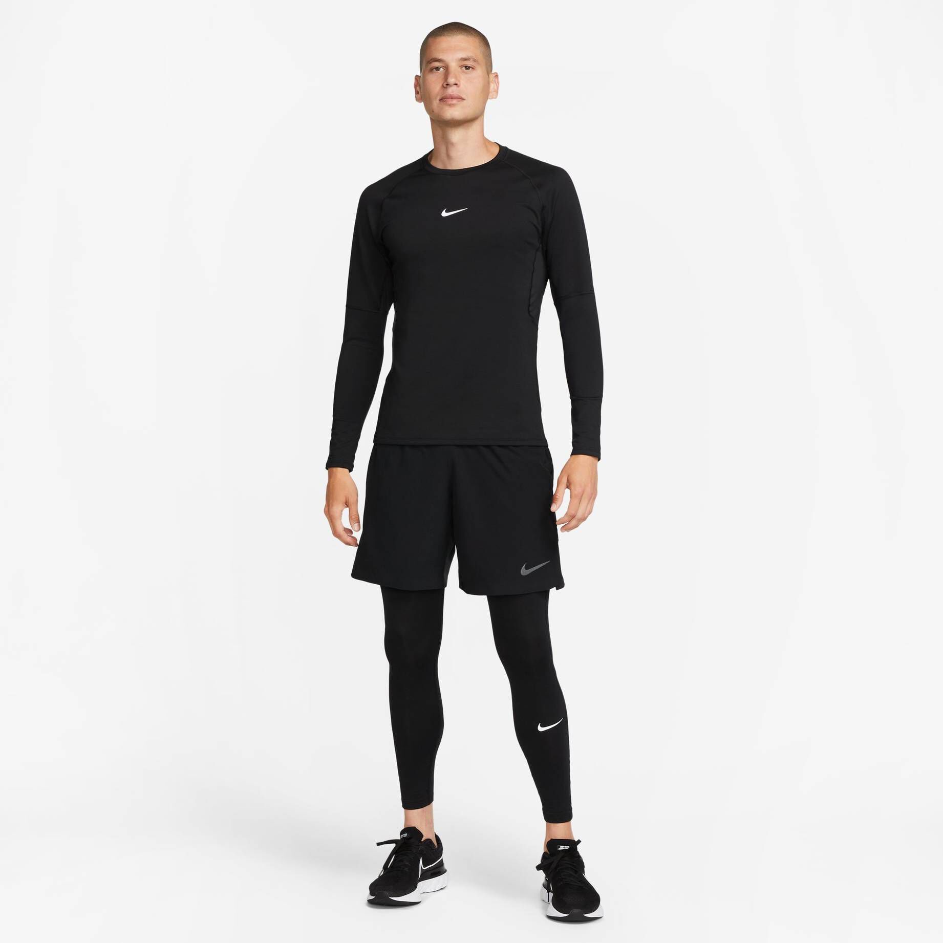 Nike| Herren lange Funktionsunterhose PRO WARM TIGHT