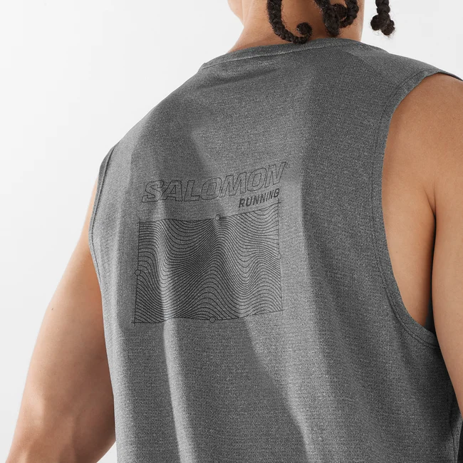 CROSS RUN GRAPHIC  Tanktop Herren
