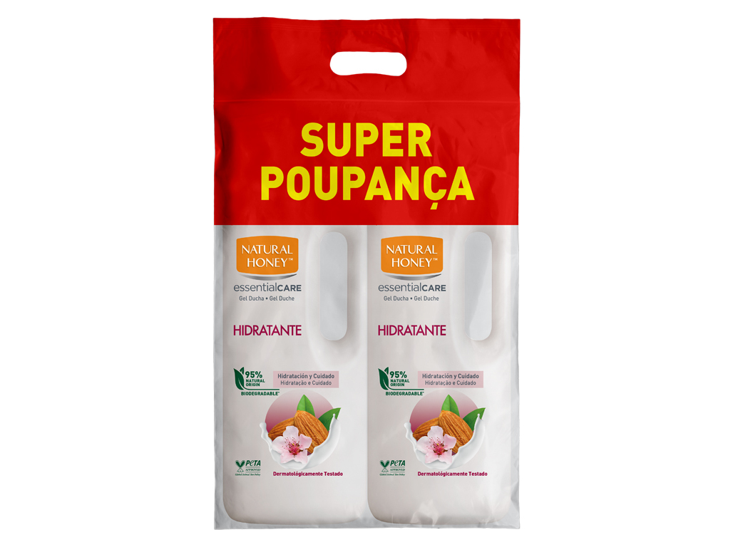 GEL BANHO NATURAL HONEY HIDRATANTE 1350 1350ML
