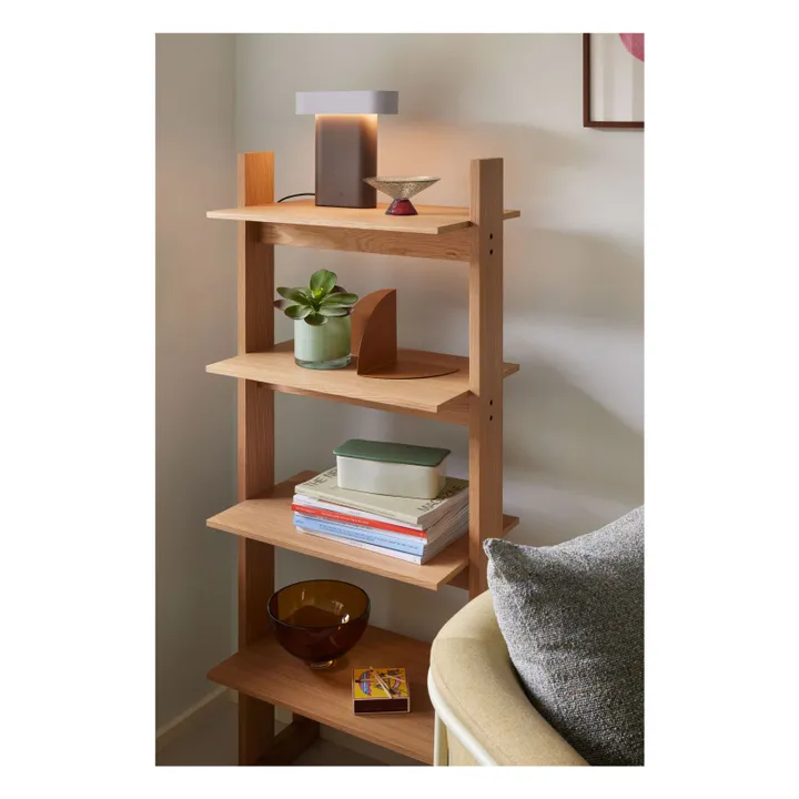 Hübsch Lampe à poser Sleek | Gris