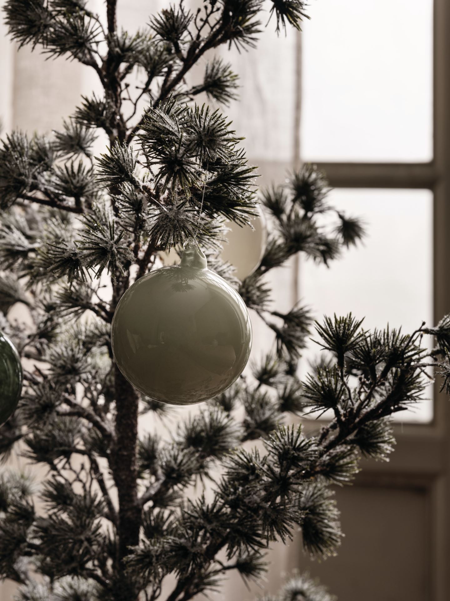 Julekuler hvit - ø 8