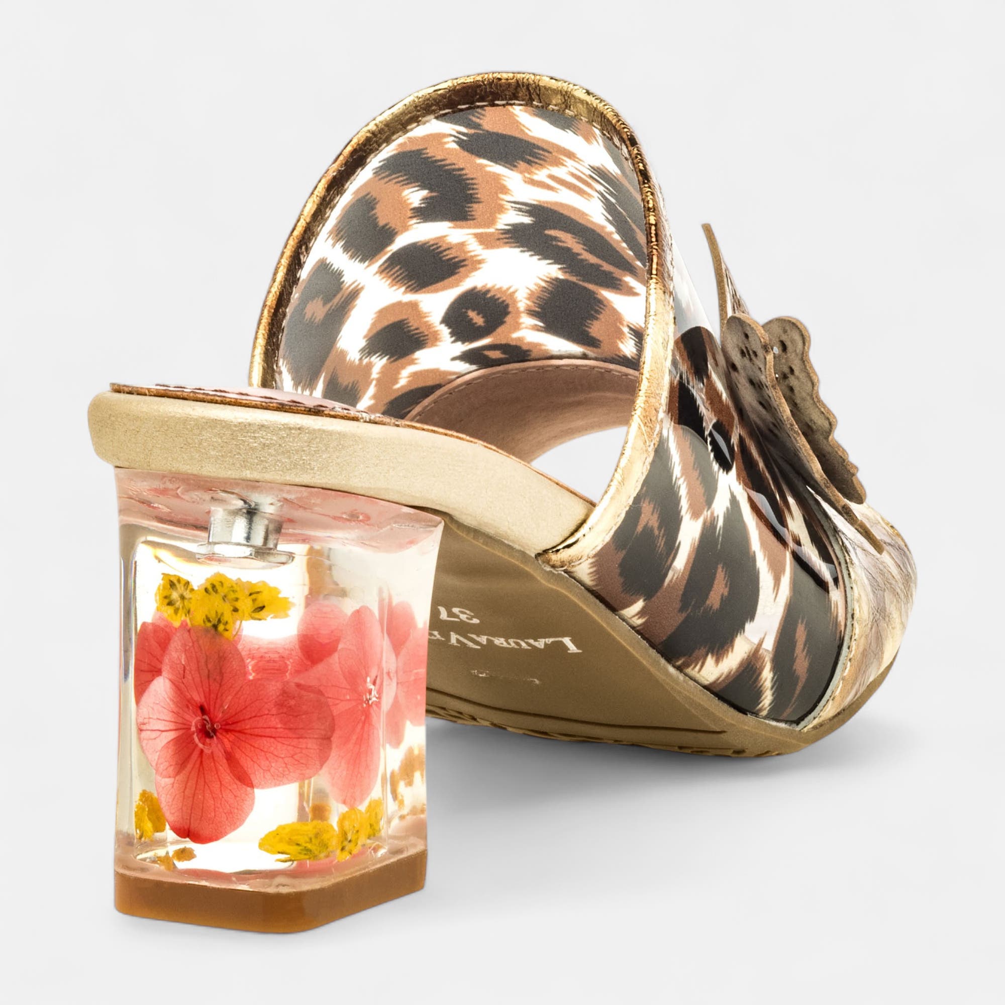 Mules à talon Femme marron