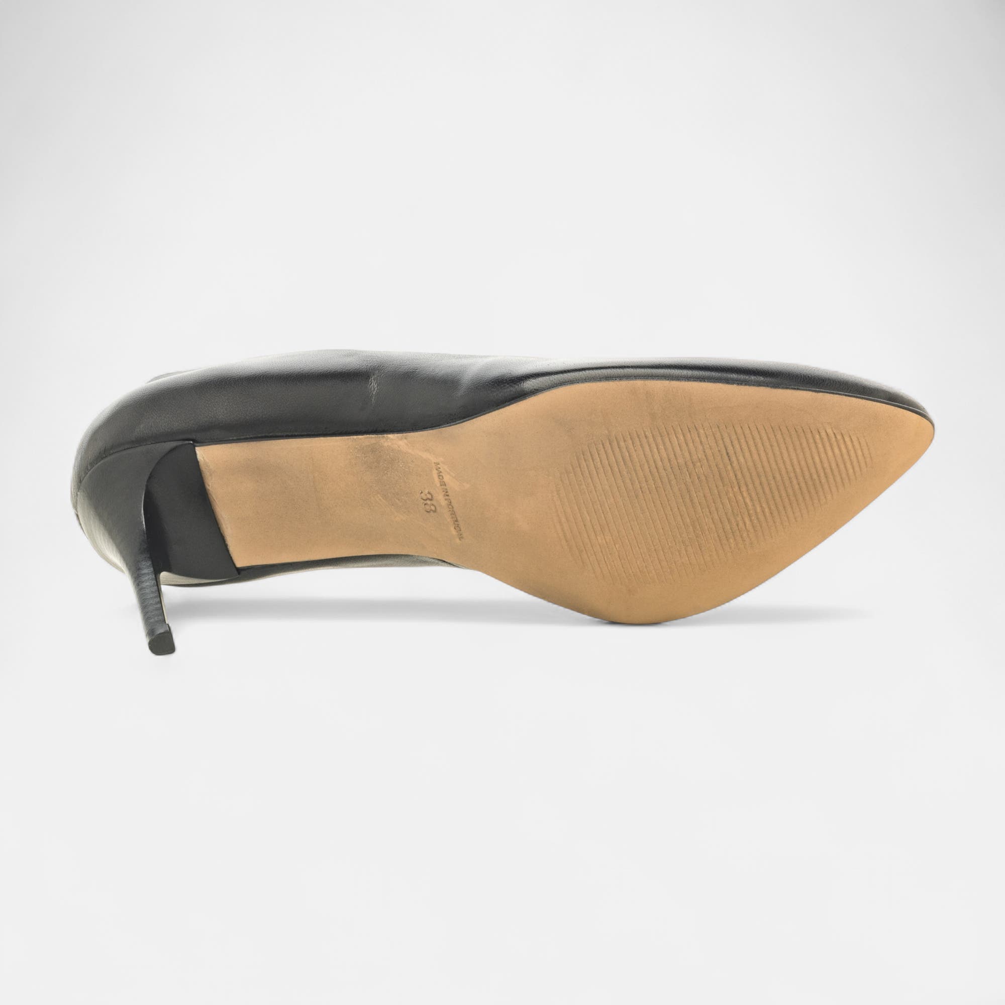 Escarpins à talon Femme en cuir noir