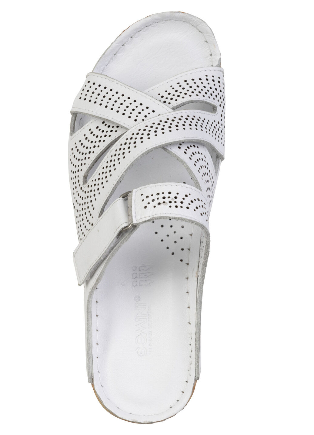 Gemini, sommerliche Damen-Pantoletten, Weite G, aus Leder